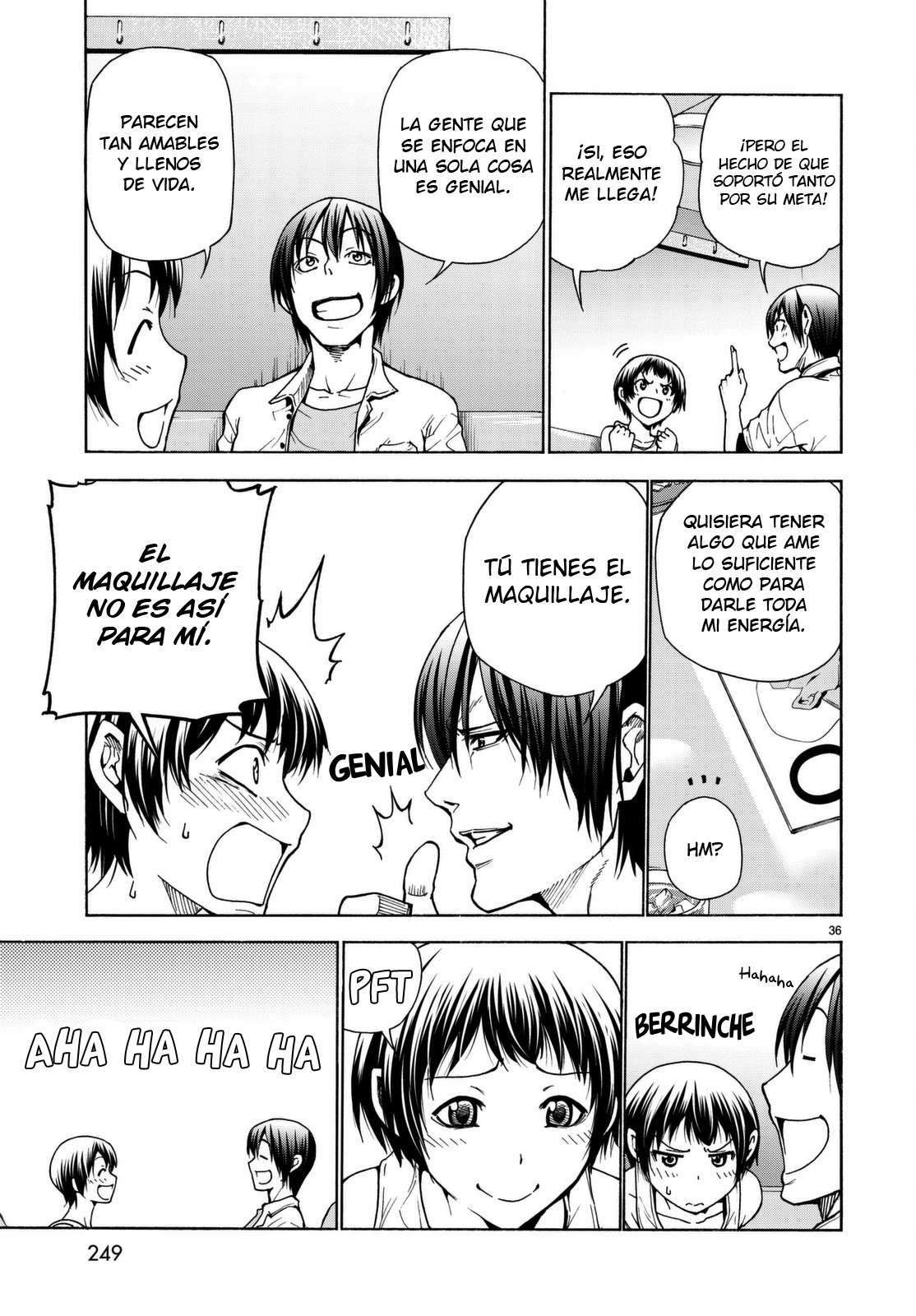 Grand Blue Capitulo 38: Cita en el cine página 38