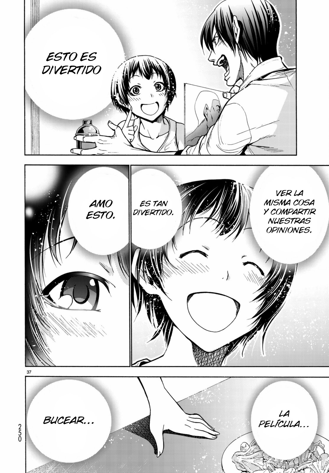 Grand Blue Capitulo 38: Cita en el cine página 39