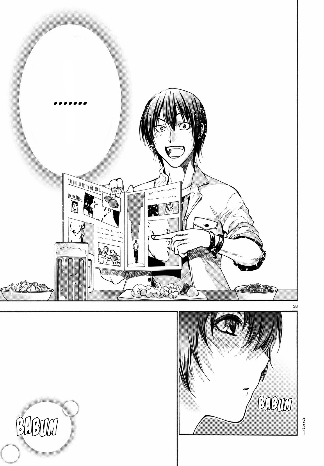 Grand Blue Capitulo 38: Cita en el cine página 40