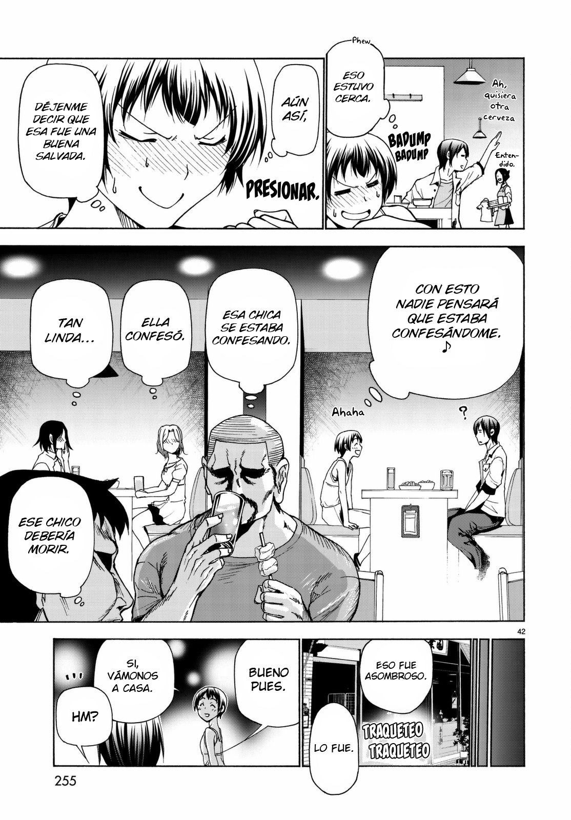 Grand Blue Capitulo 38: Cita en el cine página 43