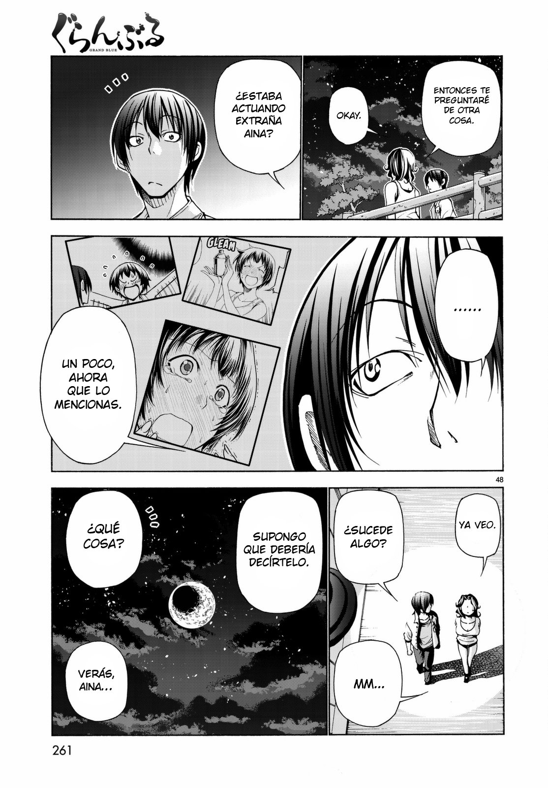 Grand Blue Capitulo 38: Cita en el cine página 49
