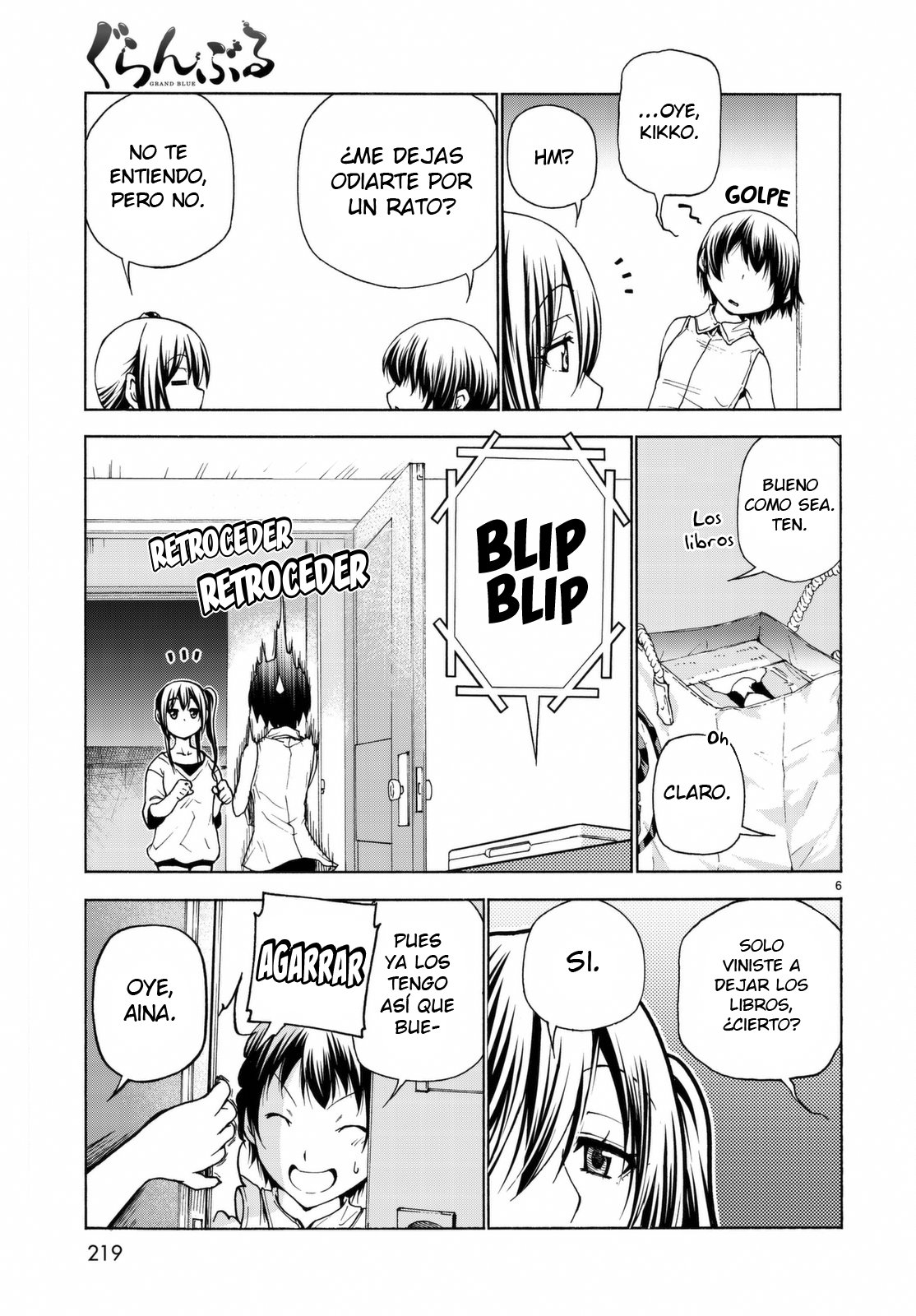Grand Blue Capitulo 38: Cita en el cine página 8