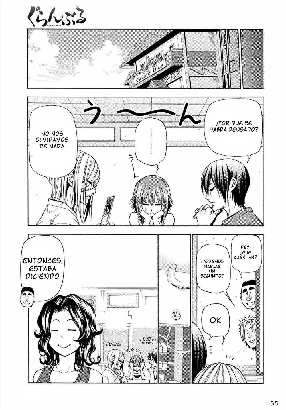 Grand Blue Capitulo 39 página 36