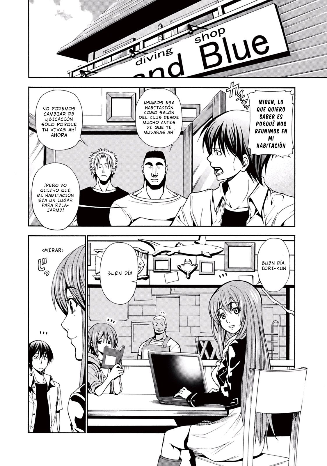 Grand Blue Capitulo 4 página 4