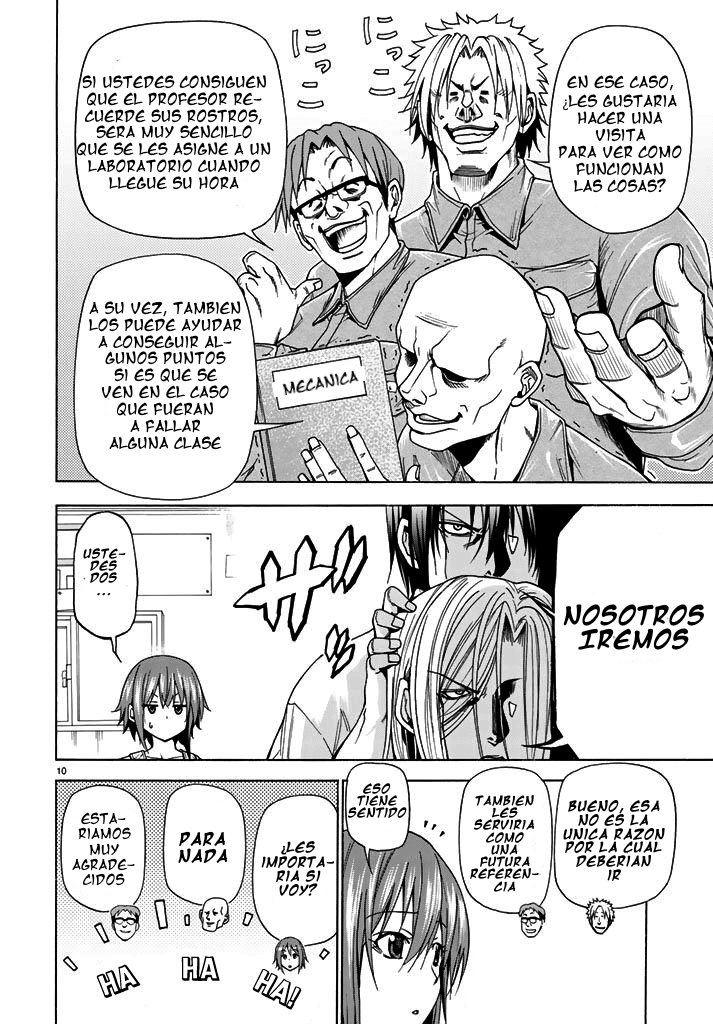 Grand Blue Capitulo 40: laboratorio de blancas página 11
