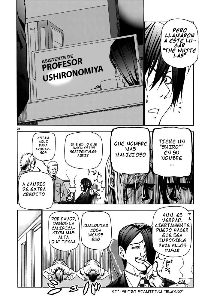Grand Blue Capitulo 40: laboratorio de blancas página 25