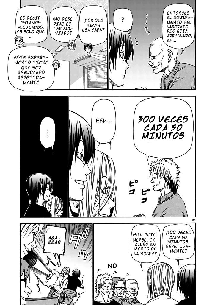 Grand Blue Capitulo 40: laboratorio de blancas página 36