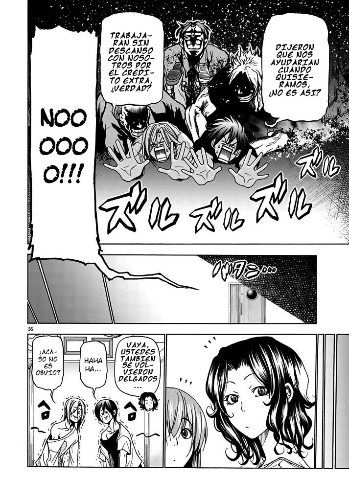 Grand Blue Capitulo 40: laboratorio de blancas página 37