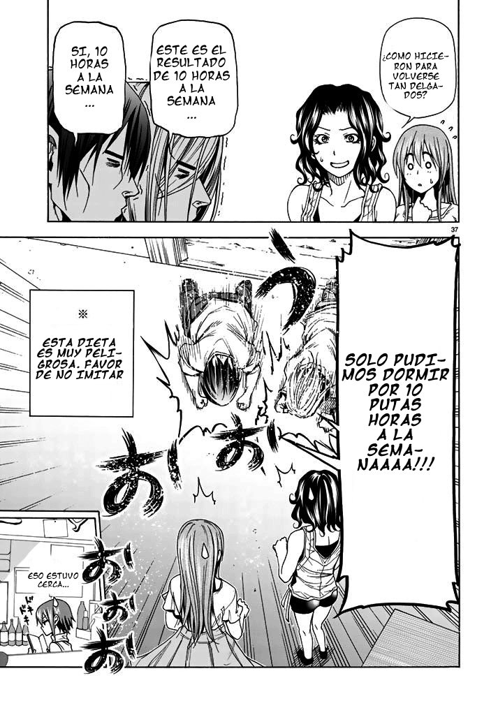 Grand Blue Capitulo 40: laboratorio de blancas página 38