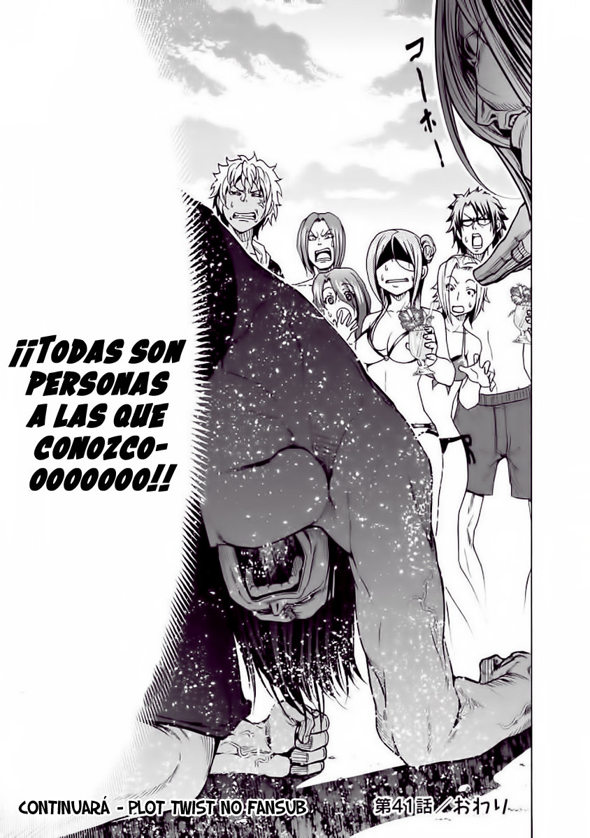 Grand Blue Capitulo 41: ¡Vamos a la isla deshabitada! página 39