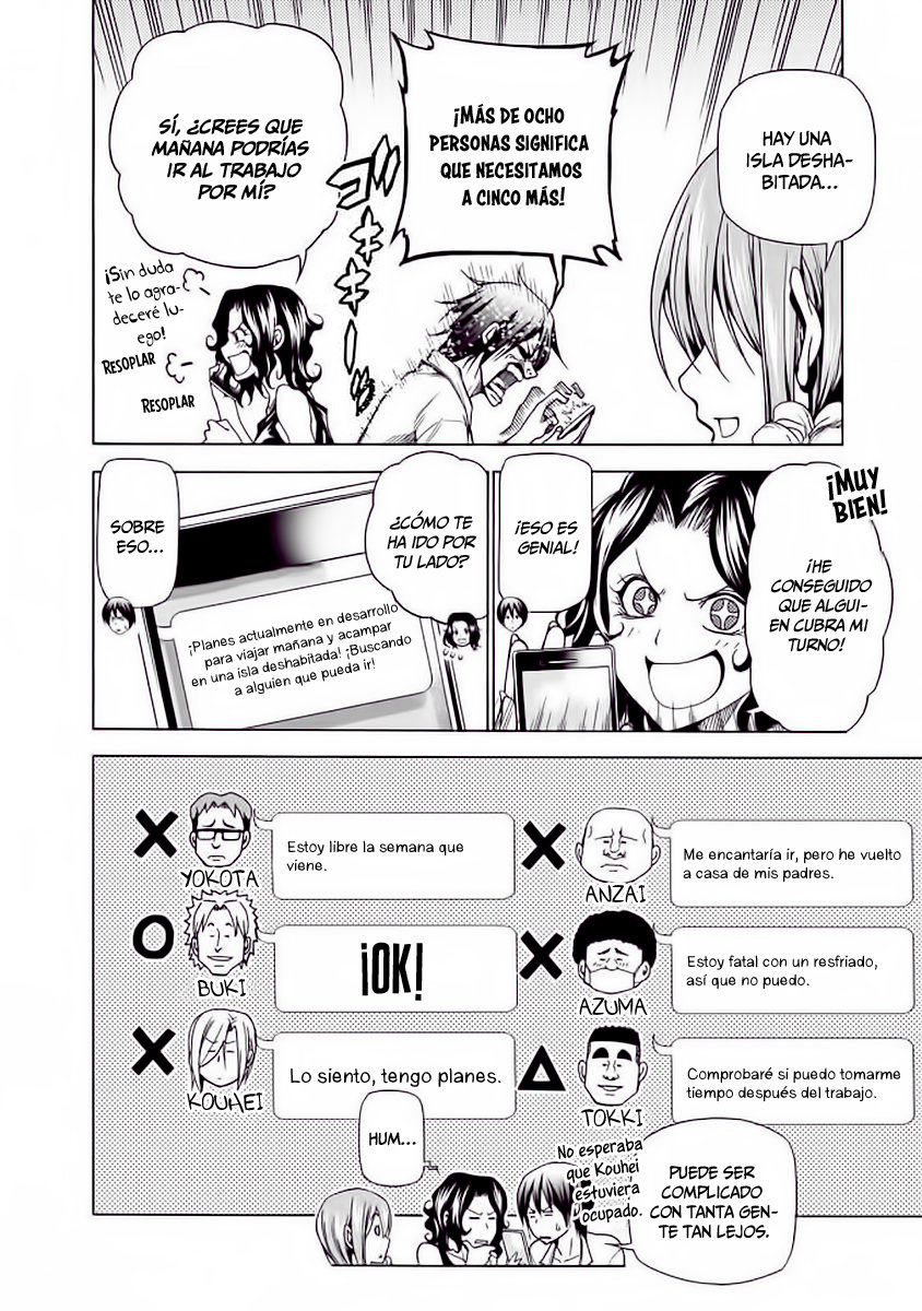 Grand Blue Capitulo 41: ¡Vamos a la isla deshabitada! página 8