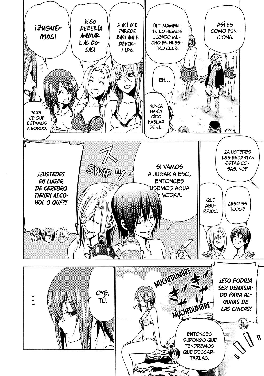 Grand Blue Capitulo 42: ¡Vamos a divertirnos en la isla deshabitada! página 16