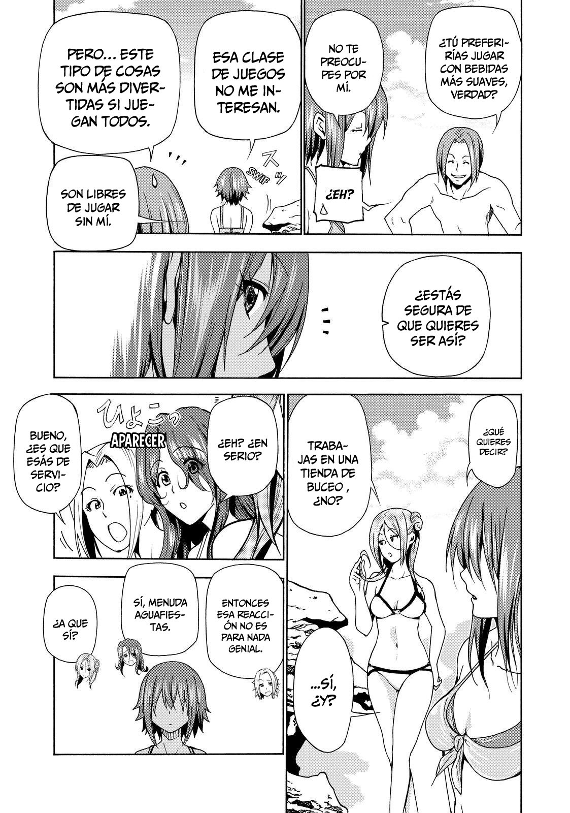 Grand Blue Capitulo 42: ¡Vamos a divertirnos en la isla deshabitada! página 17