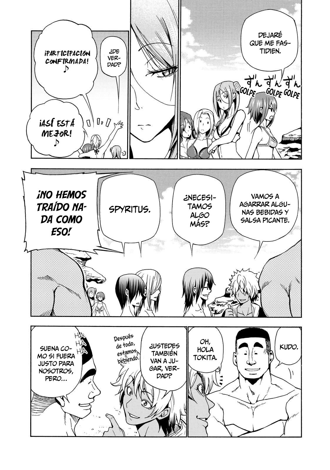 Grand Blue Capitulo 42: ¡Vamos a divertirnos en la isla deshabitada! página 19