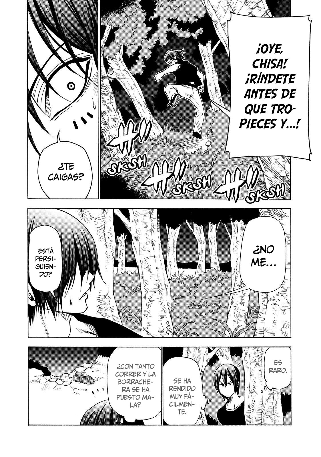 Grand Blue Capitulo 42: ¡Vamos a divertirnos en la isla deshabitada! página 46