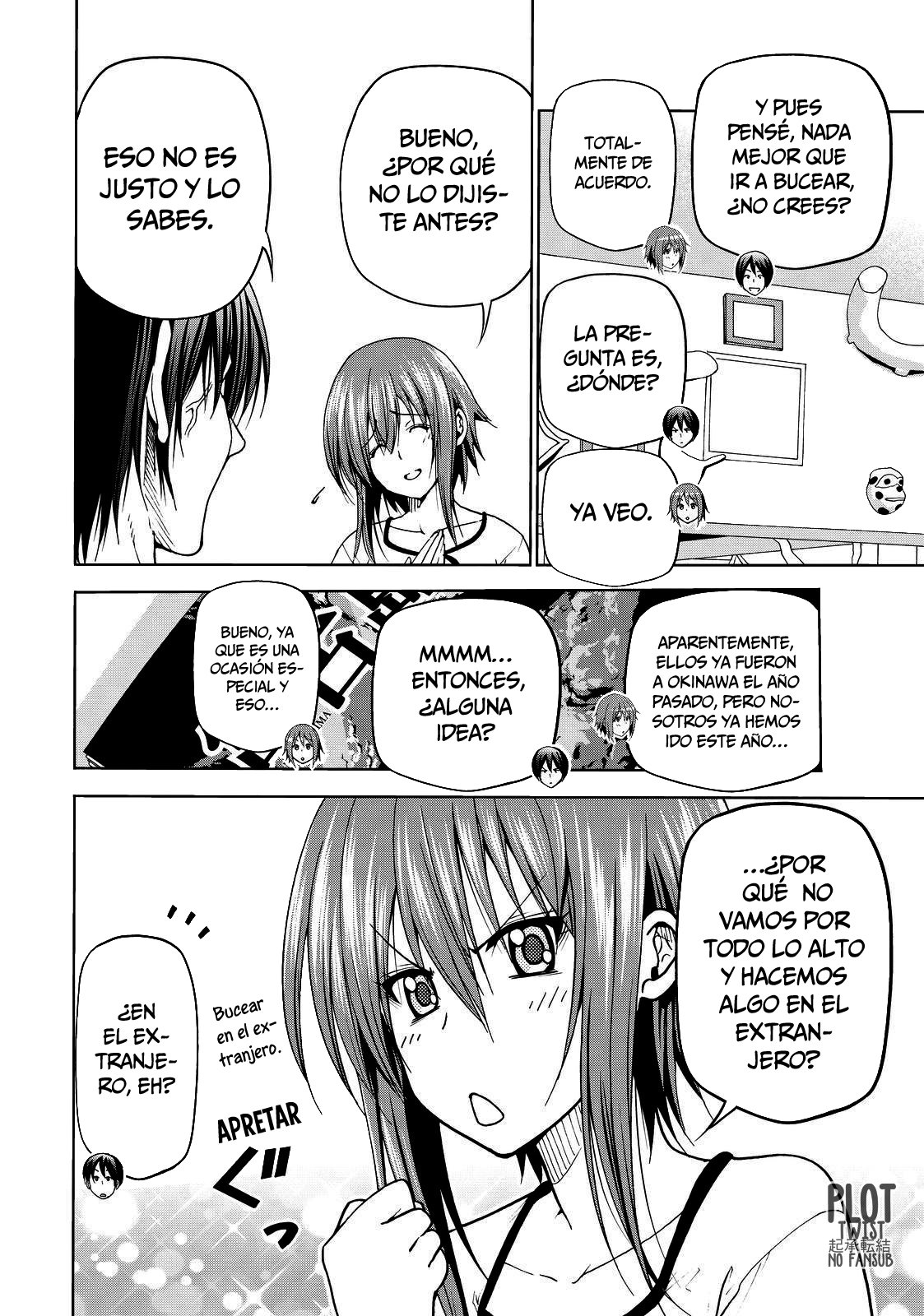 Grand Blue Capitulo 45: Ahora estamos en paz página 34