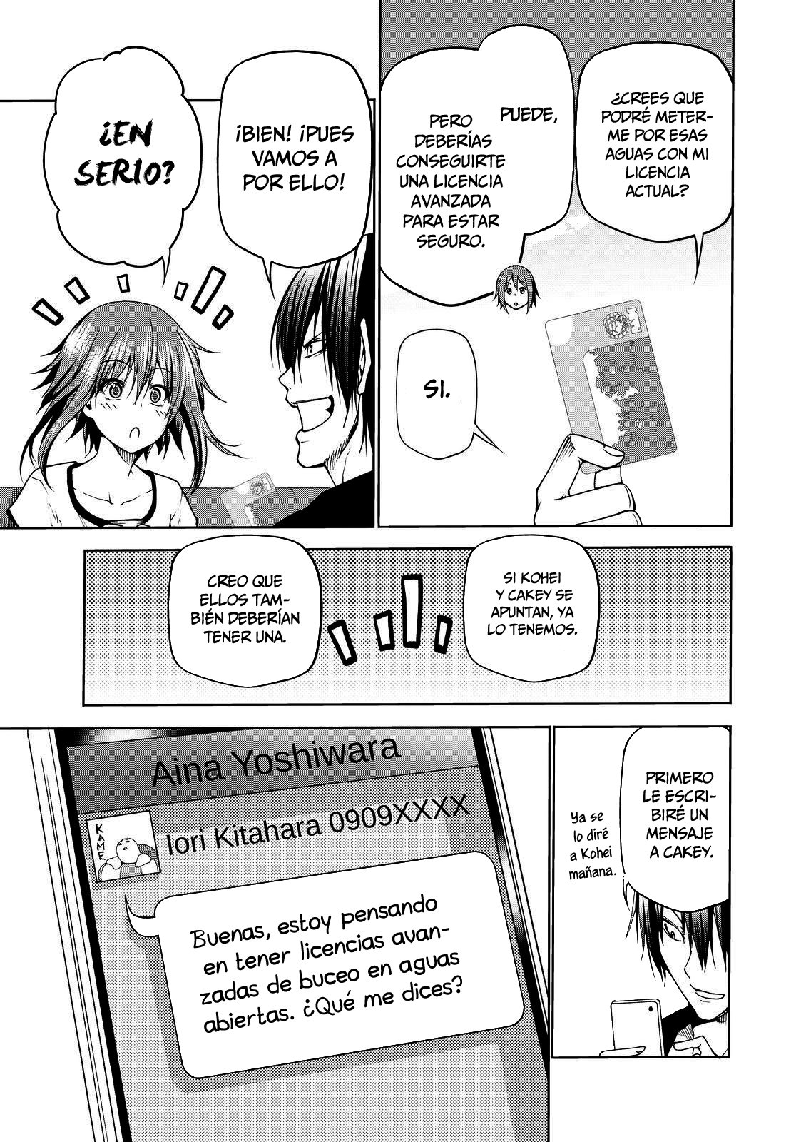 Grand Blue Capitulo 45: Ahora estamos en paz página 35
