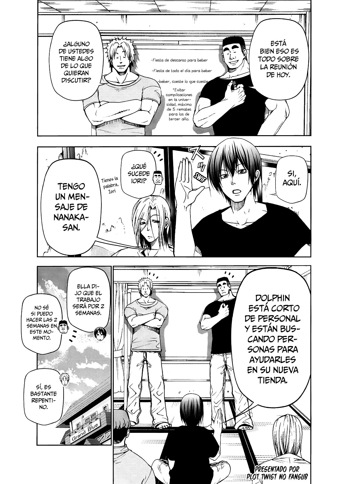 Grand Blue Capitulo 46 página 4