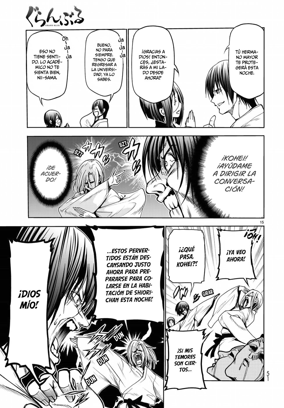 Grand Blue Capitulo 48 página 17