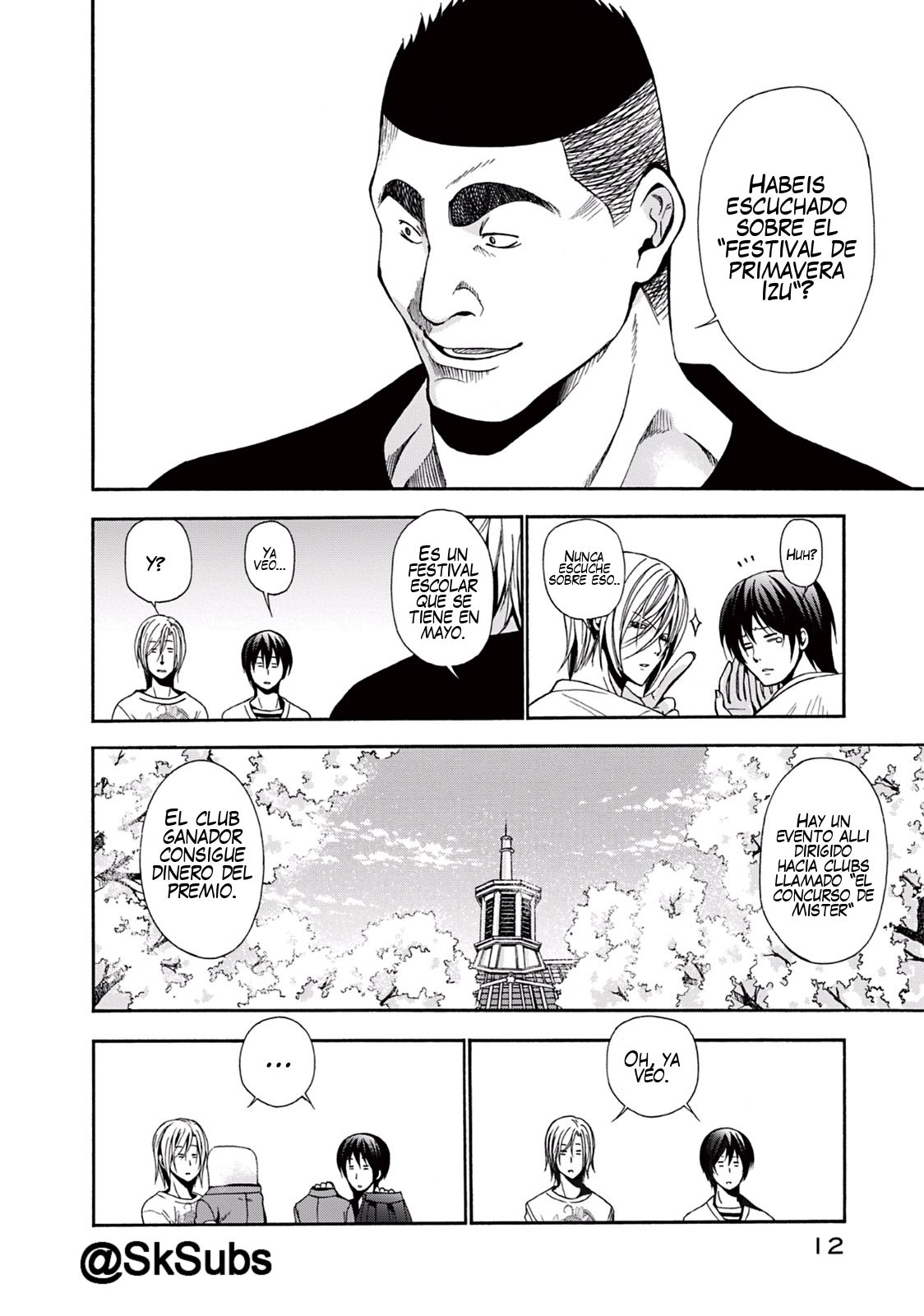 Grand Blue Capitulo 5 página 12