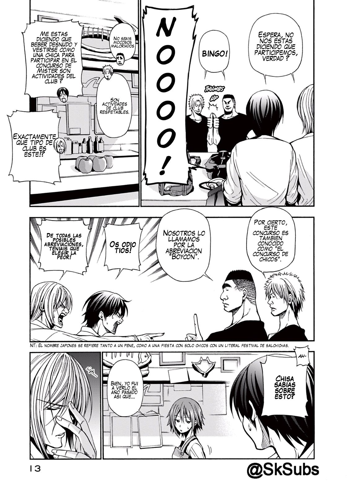 Grand Blue Capitulo 5 página 13