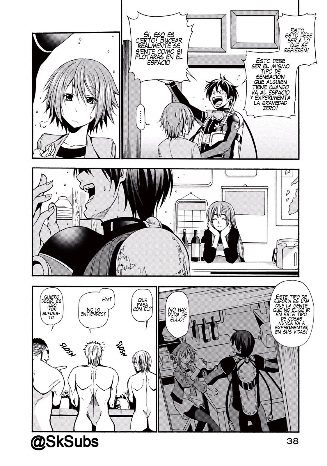 Grand Blue Capitulo 5 página 37