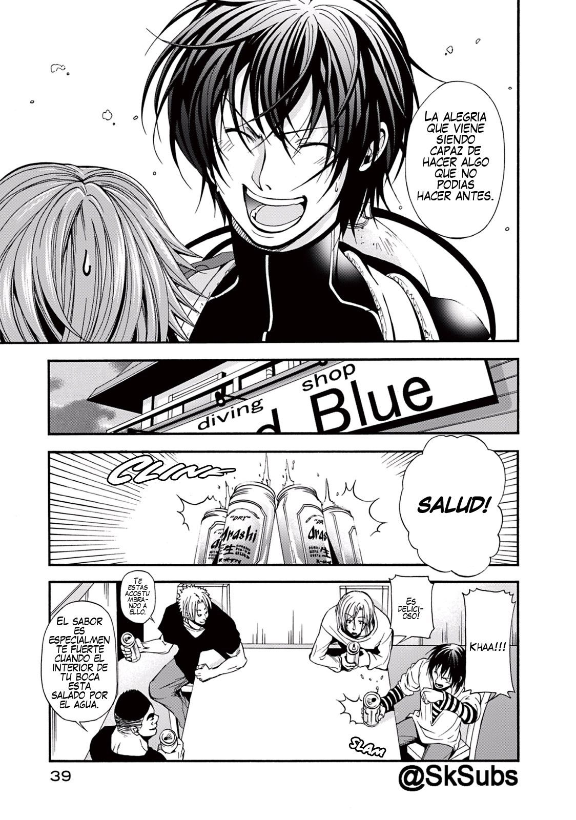 Grand Blue Capitulo 5 página 38