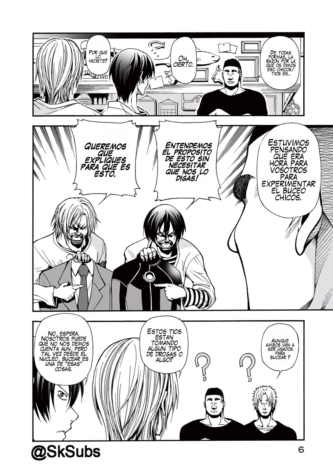 Grand Blue Capitulo 5 página 6