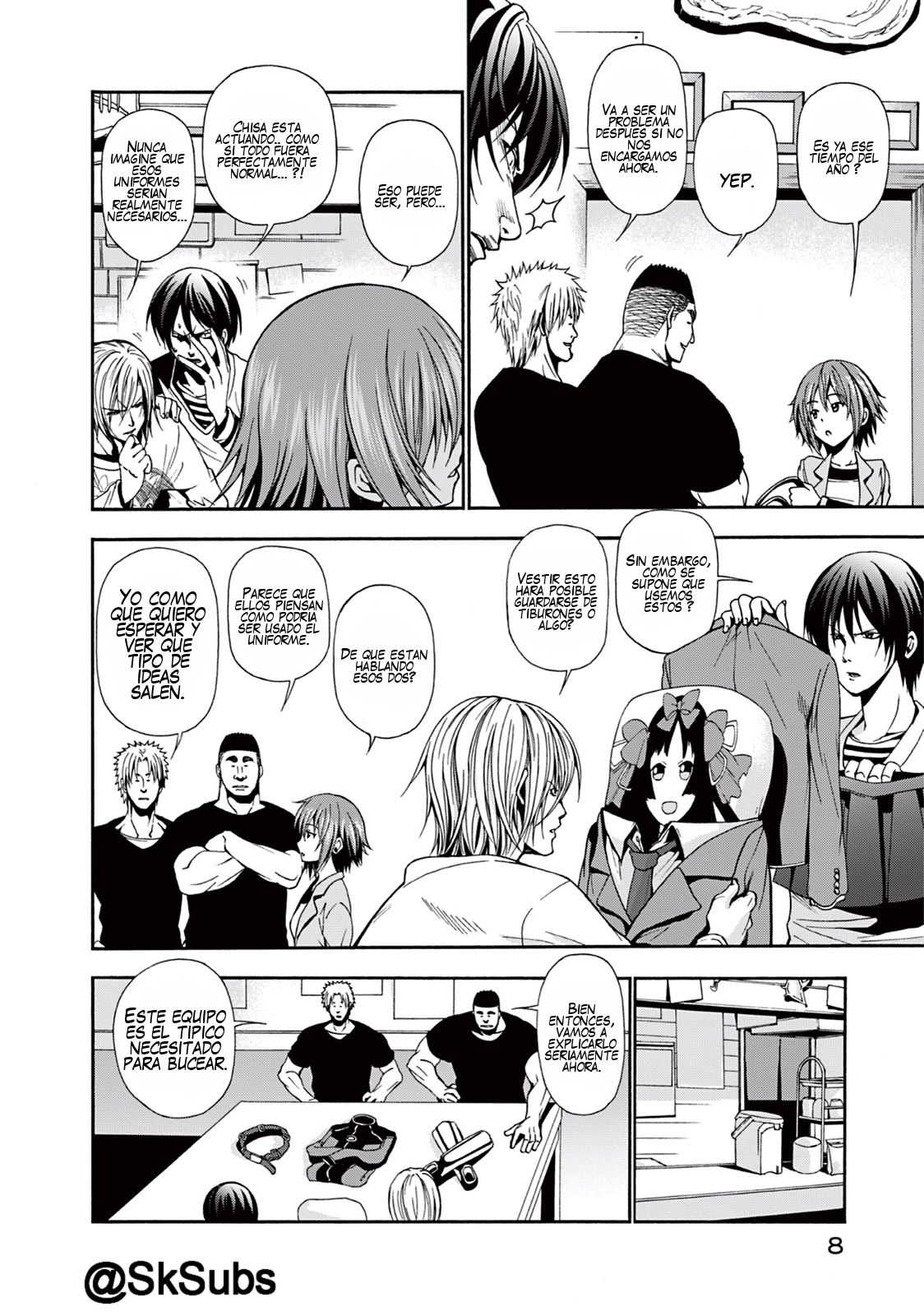Grand Blue Capitulo 5 página 8