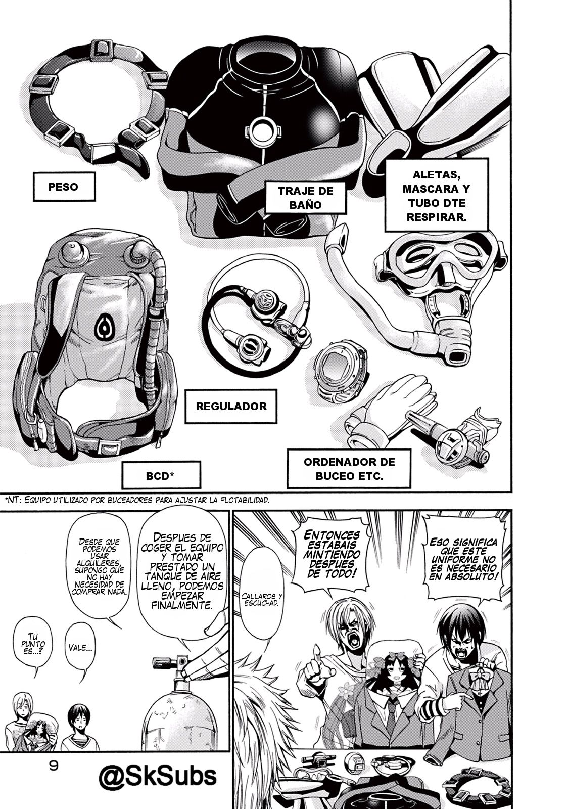 Grand Blue Capitulo 5 página 9