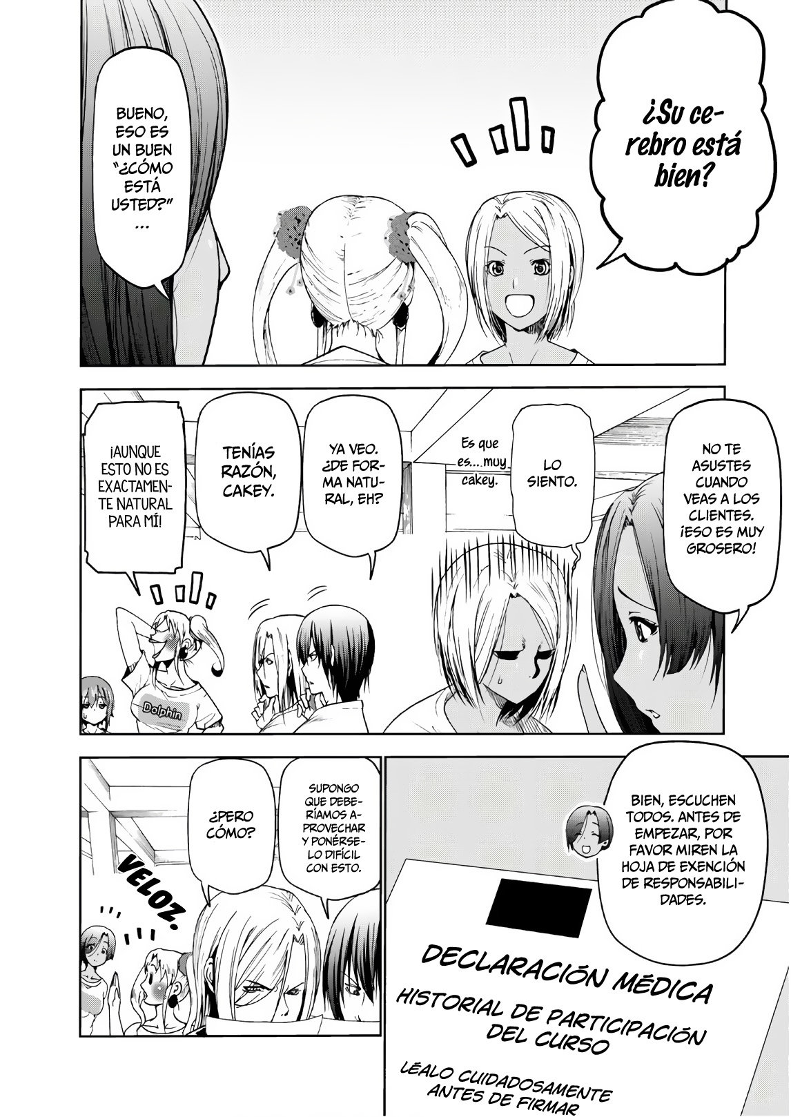 Grand Blue Capitulo 51: Los mares de Palaos página 12