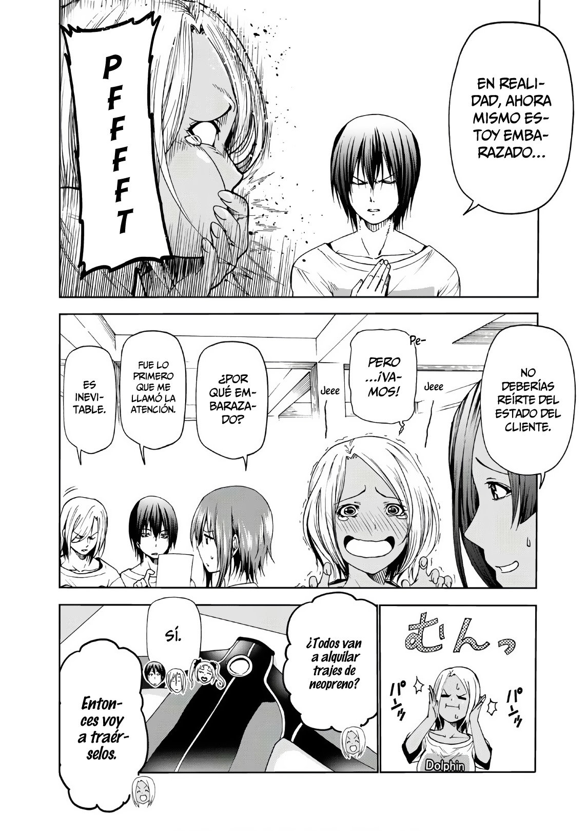 Grand Blue Capitulo 51: Los mares de Palaos página 14