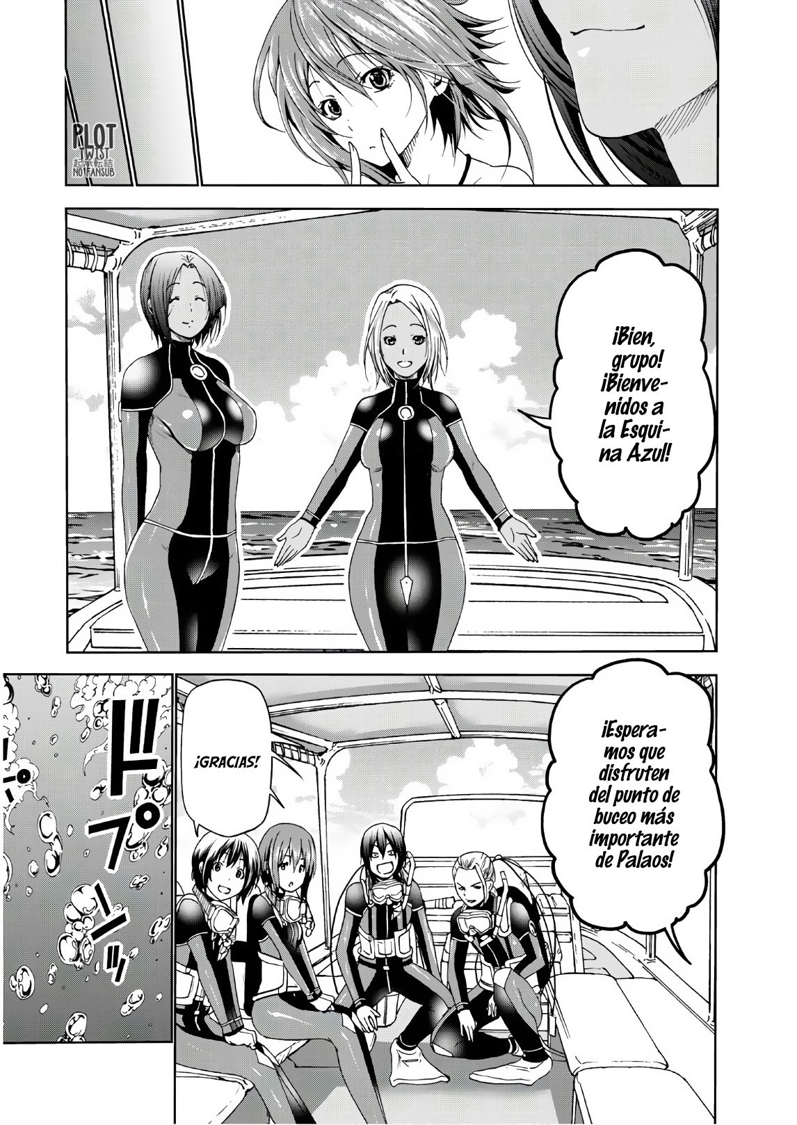 Grand Blue Capitulo 51: Los mares de Palaos página 28