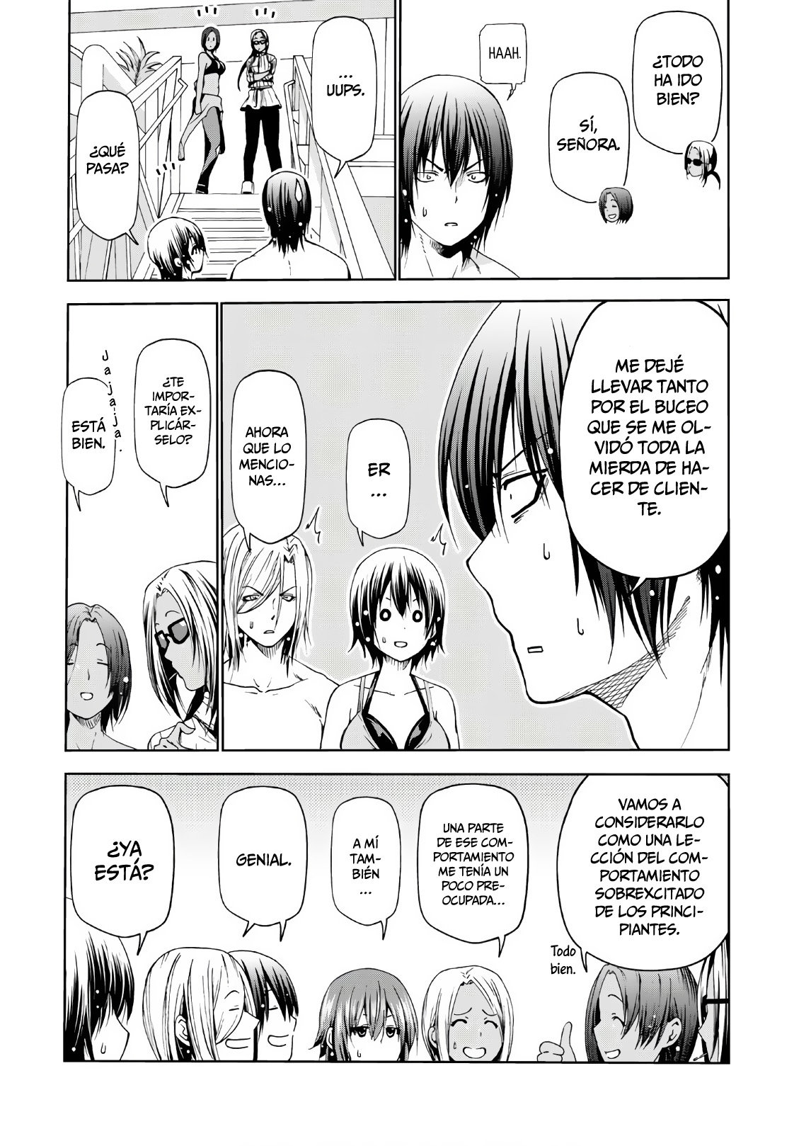 Grand Blue Capitulo 51: Los mares de Palaos página 33