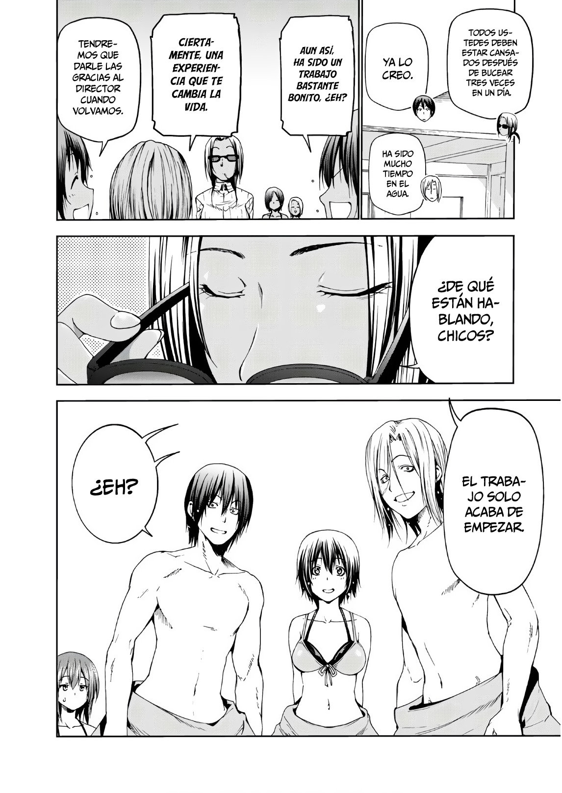 Grand Blue Capitulo 51: Los mares de Palaos página 34