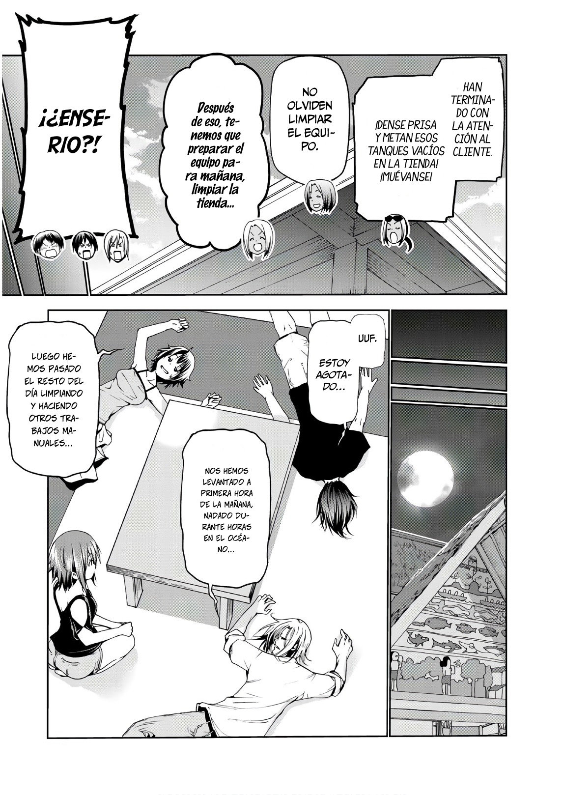 Grand Blue Capitulo 51: Los mares de Palaos página 35