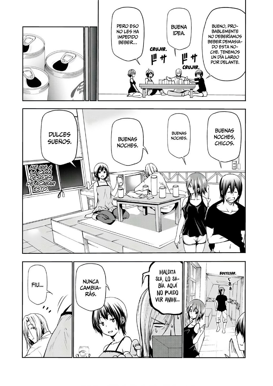 Grand Blue Capitulo 51: Los mares de Palaos página 37