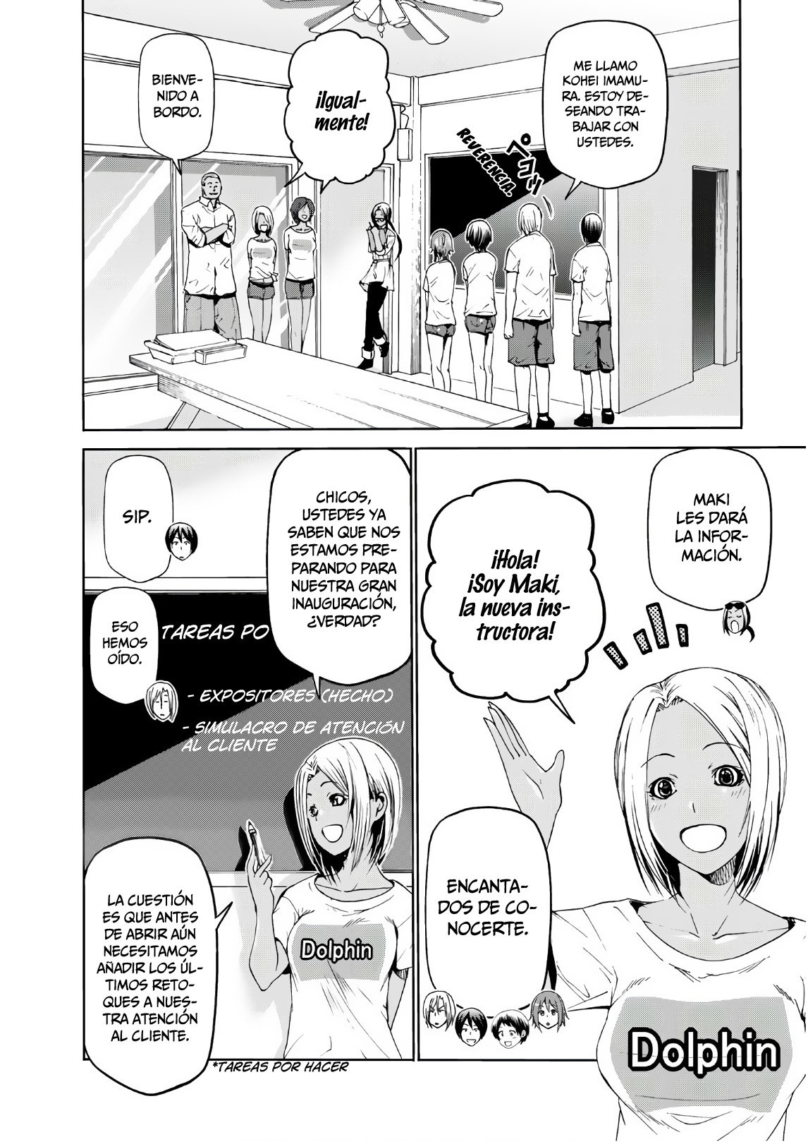 Grand Blue Capitulo 51: Los mares de Palaos página 6