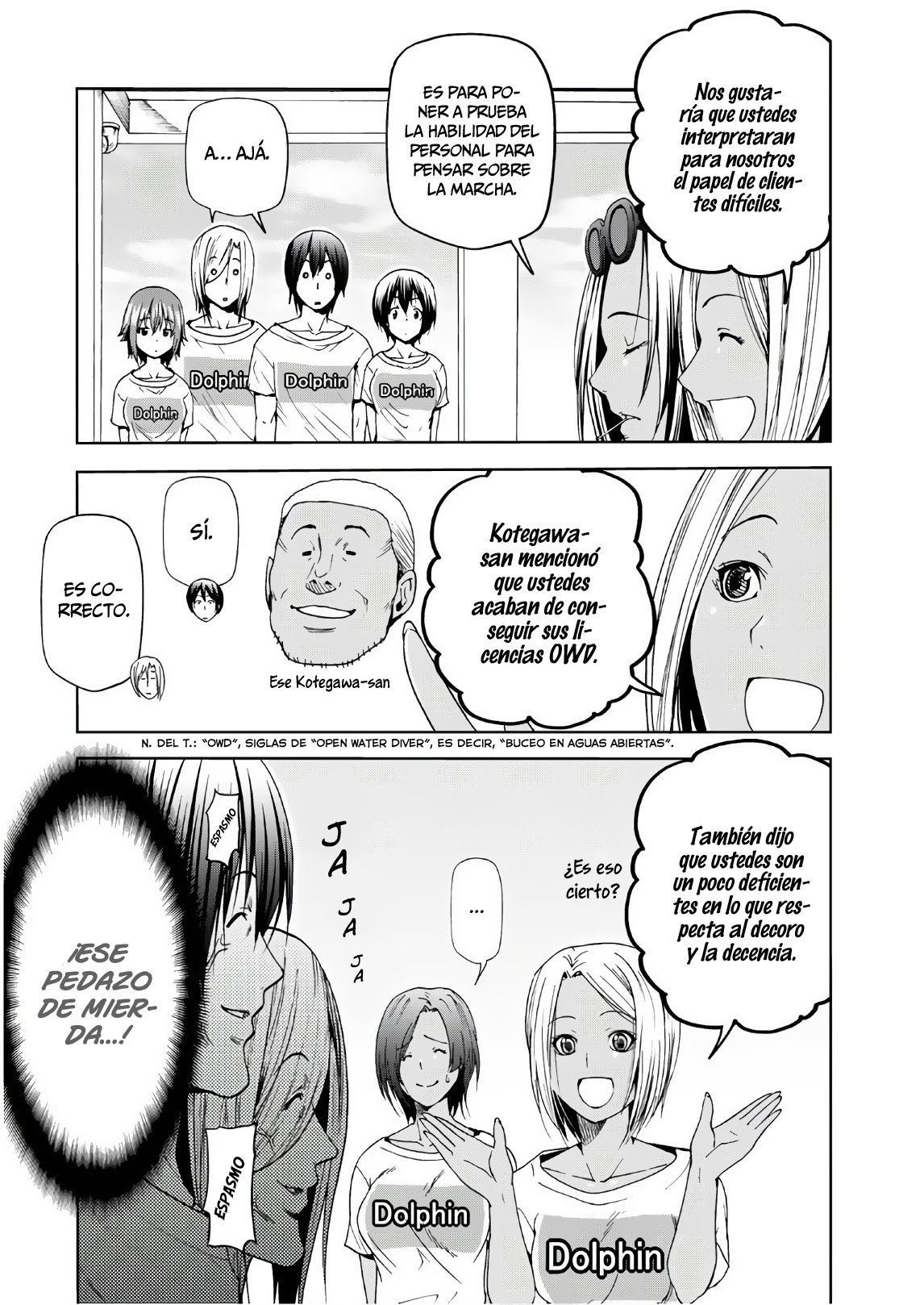Grand Blue Capitulo 51: Los mares de Palaos página 7