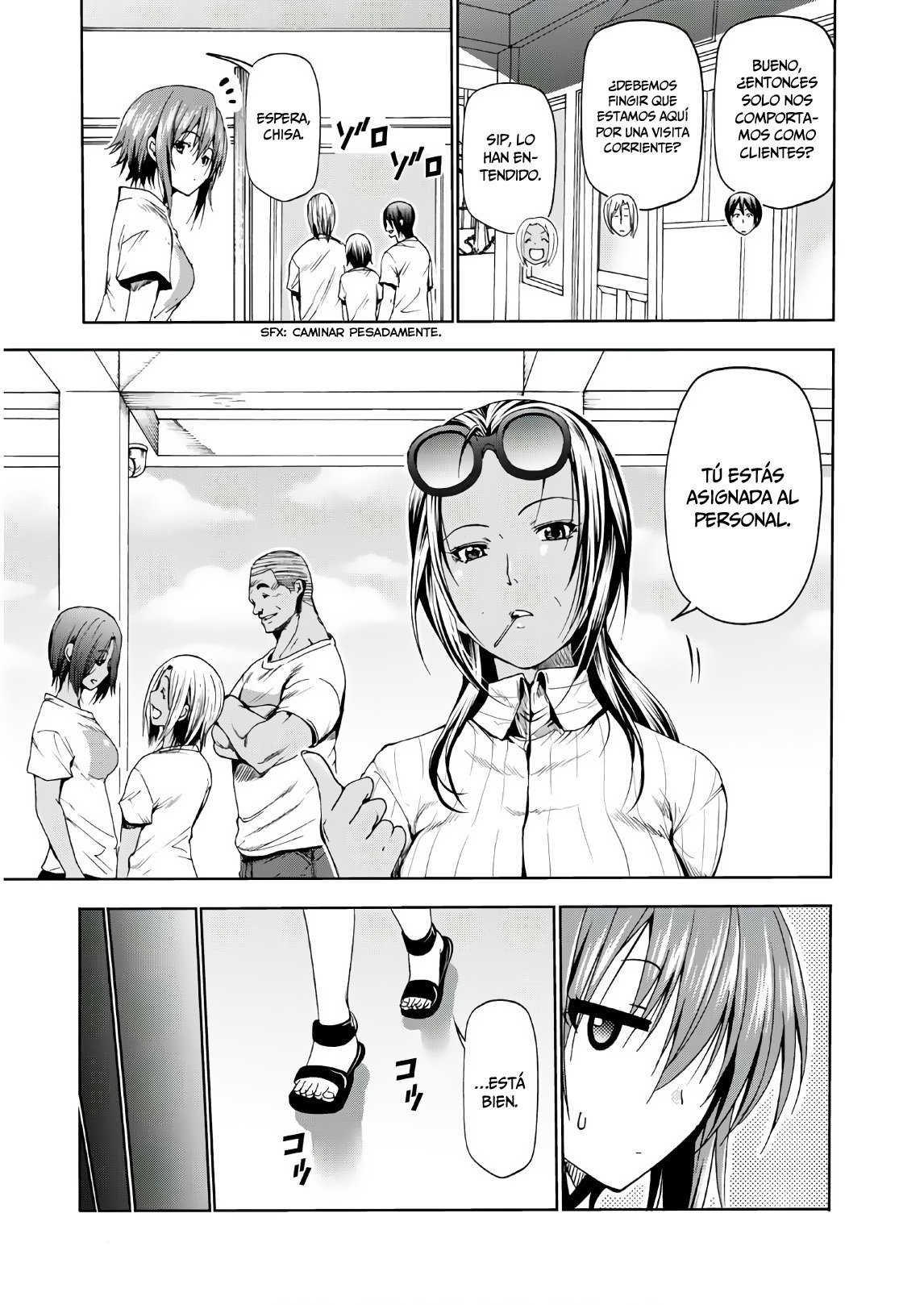 Grand Blue Capitulo 51: Los mares de Palaos página 9