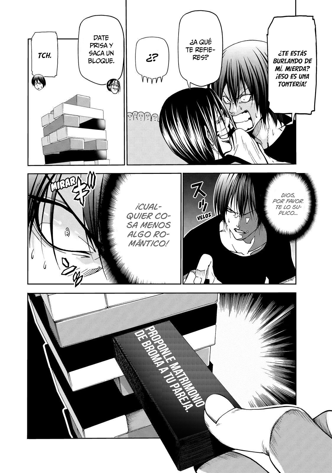 Grand Blue Capitulo 52.5: historia paralela: jenga de verdad o reto página 19