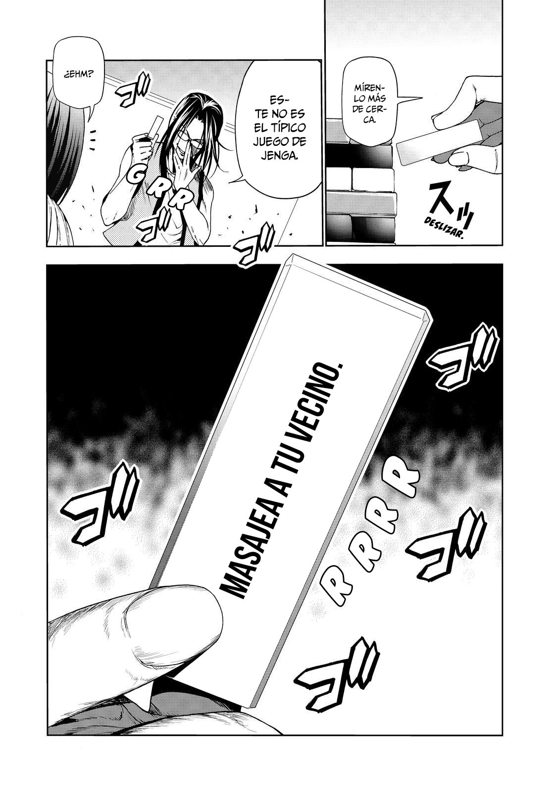Grand Blue Capitulo 52.5: historia paralela: jenga de verdad o reto página 3