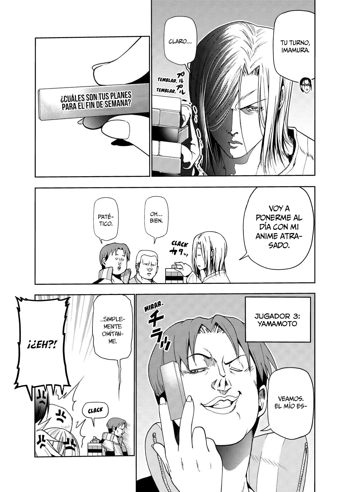 Grand Blue Capitulo 52.5: historia paralela: jenga de verdad o reto página 8