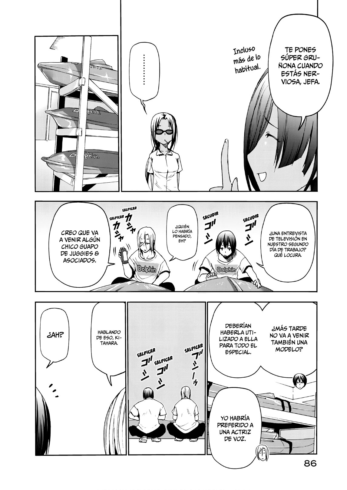 Grand Blue Capitulo 52: Especial de televisión página 9