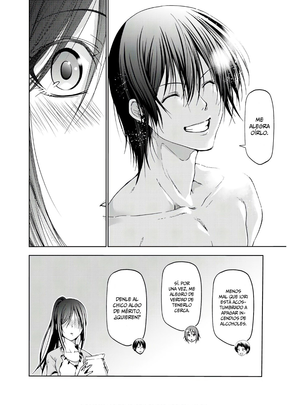 Grand Blue Capitulo 53: Rodaje página 27
