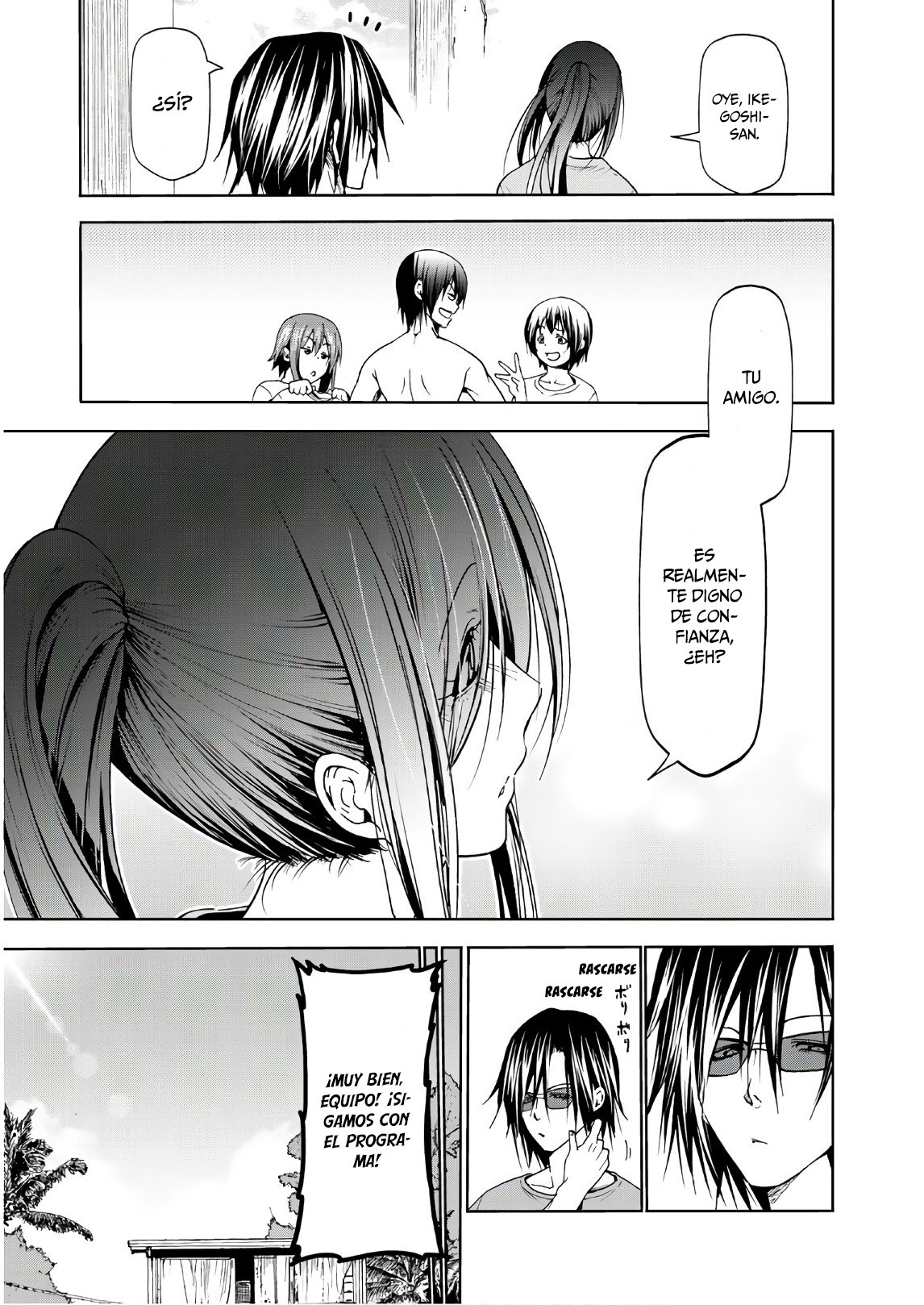Grand Blue Capitulo 53: Rodaje página 28
