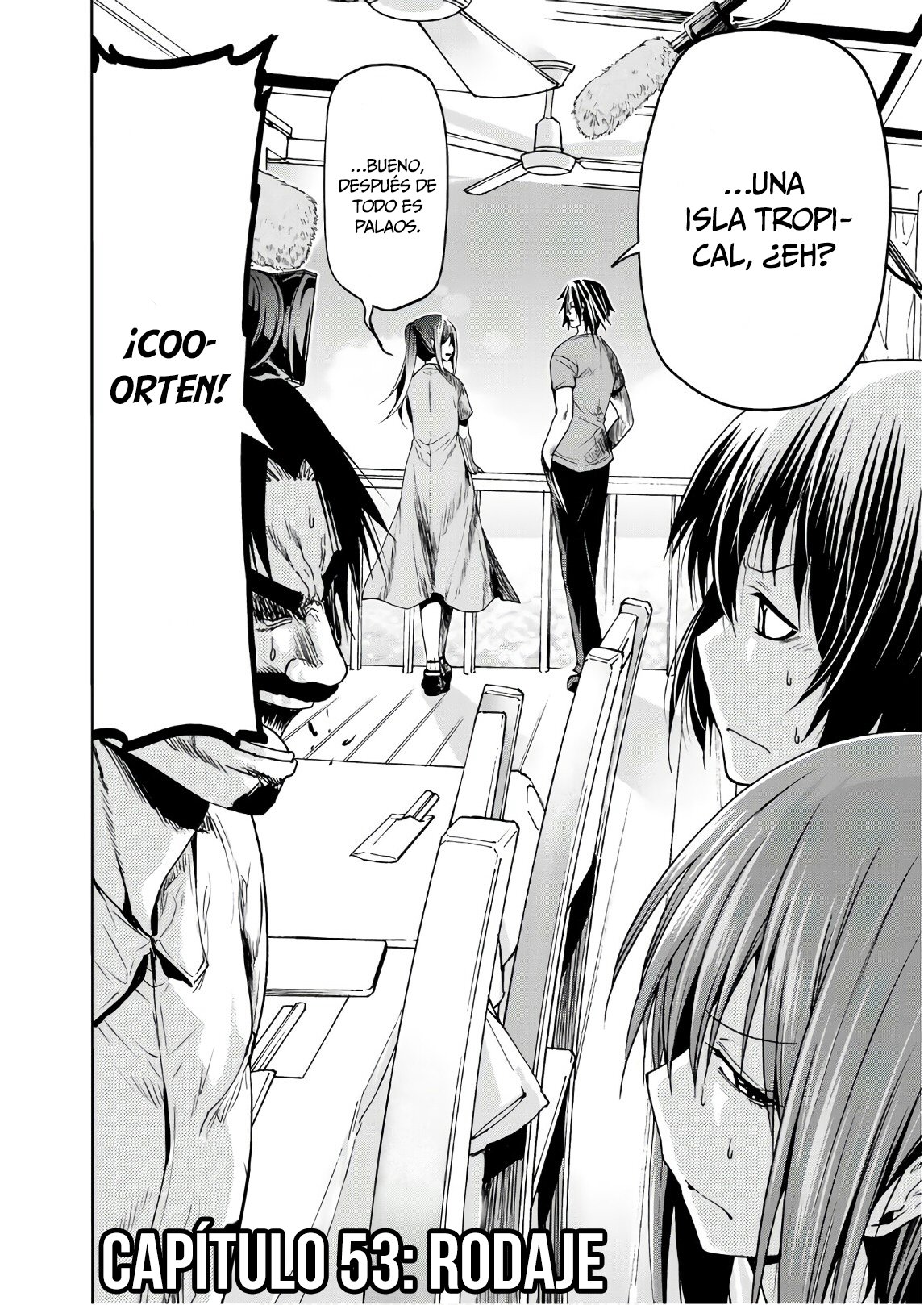 Grand Blue Capitulo 53: Rodaje página 3