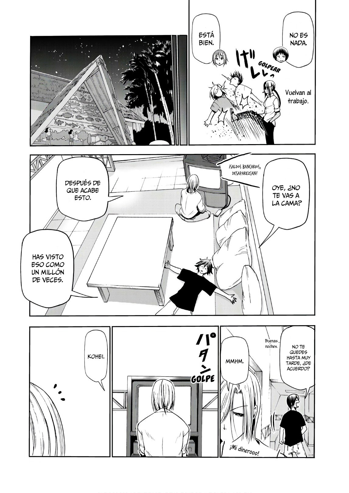 Grand Blue Capitulo 53: Rodaje página 34