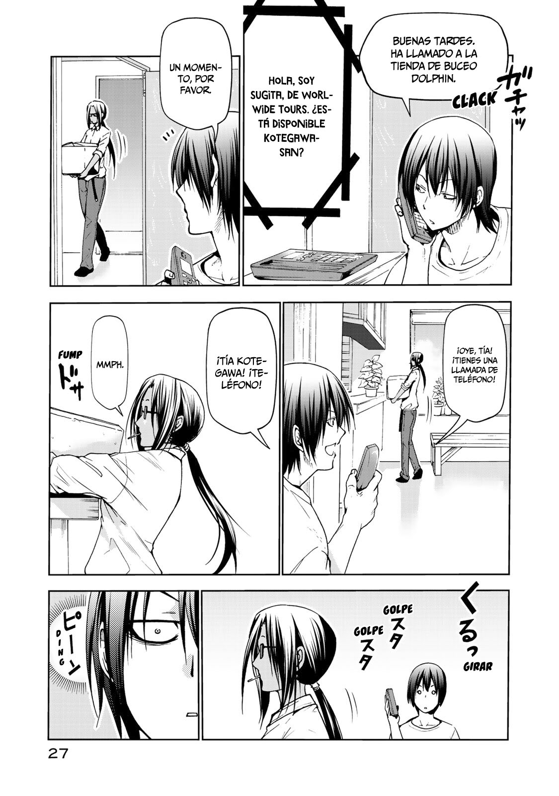 Grand Blue Capitulo 54: compañero página 27