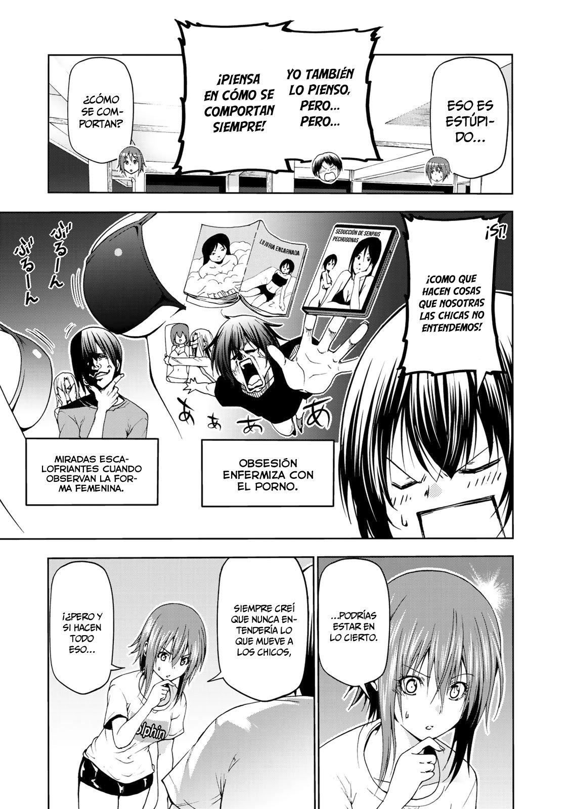 Grand Blue Capitulo 55: charla de chicas página 10